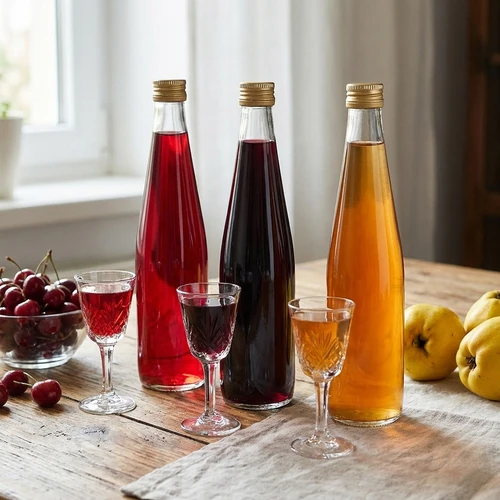 Klubowa-flaska 500 ml med guldfärgad skruvkapsyl, set om 6 st. - 8