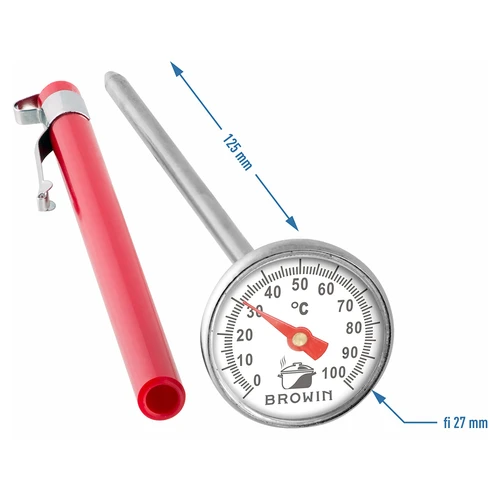 Kökstermometer (0°C till +100°C) 12,5cm - 7