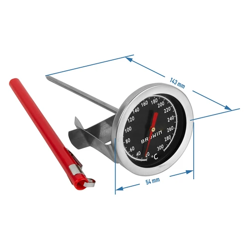 Kökstermometer (20°C till +300°C) 12,5cm - 2