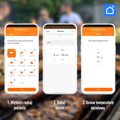Kökstermometer med Bluetooth, 2 sonder - 10