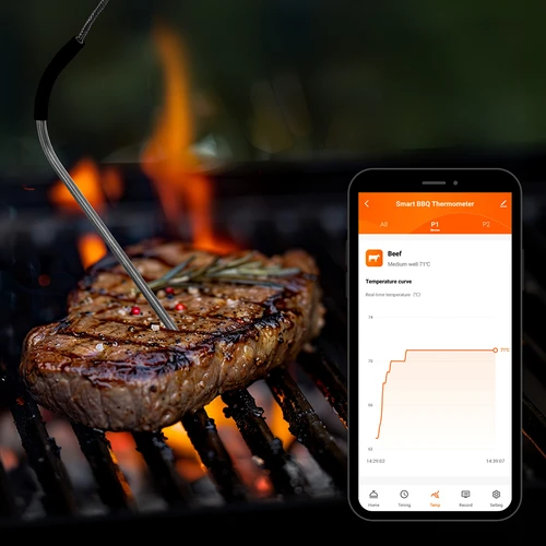 Kökstermometer med Bluetooth, 2 sonder - 13