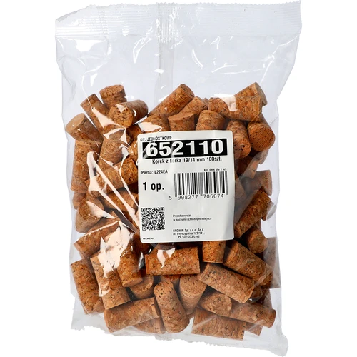 Kork av kork 19/14 mm 100 st. - 3