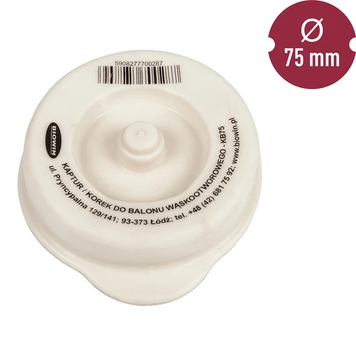 Kork / huva för ballonger med smal hals fi 75 mm - 2