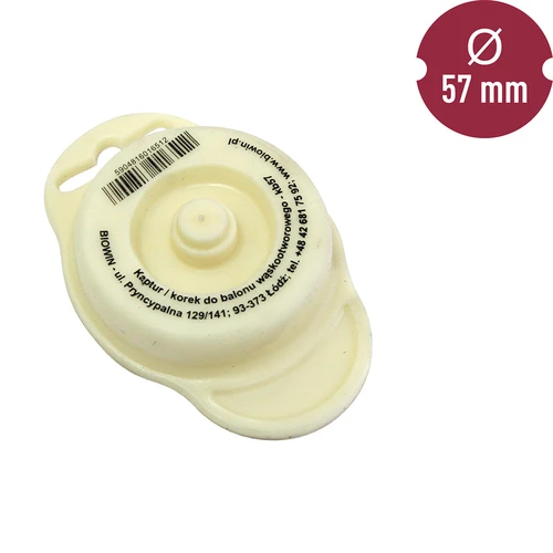 Kork / huva för ballonger med smal hals fi57mm - 2