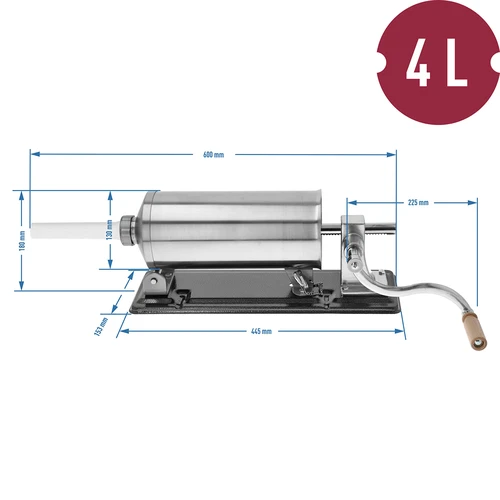 Korvstoppare horisontell 4 kg - 10