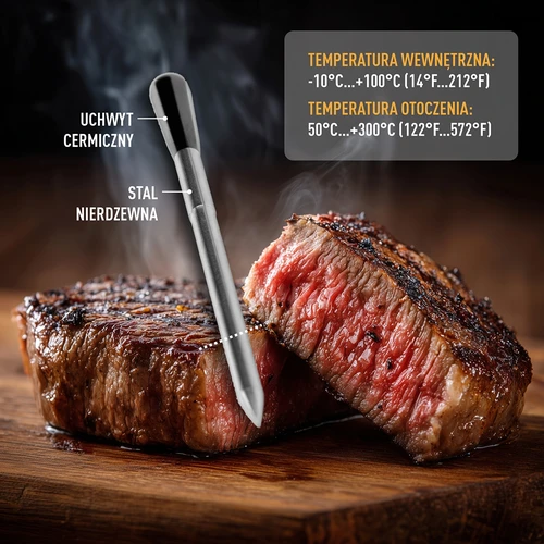 Kulinarisk termometer med trådlös Bluetooth-sond - 8