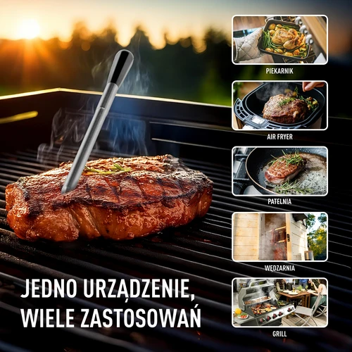 Kulinarisk termometer med trådlös Bluetooth-sond - 9