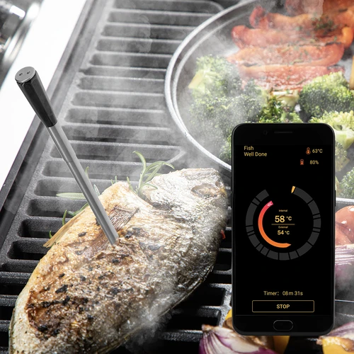 Kulinarisk termometer med trådlös Bluetooth-sond - 13