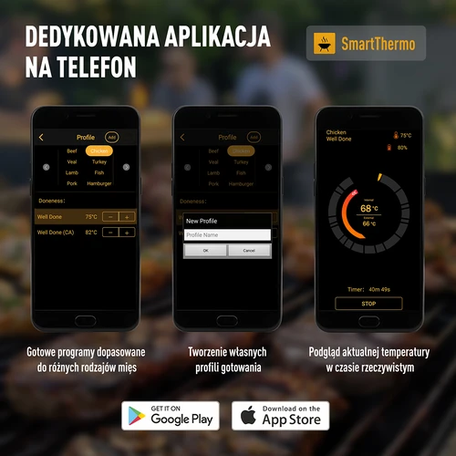 Kulinarisk termometer med trådlös Bluetooth-sond - 12