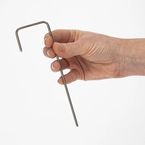 L-formade pinnar för fiberduk 100 st. - 5