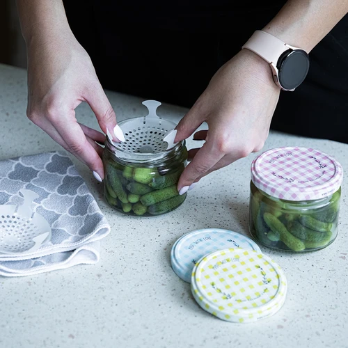 Låg burk 330ml - med färgglatt lock fi 82/6, 6st. - 8