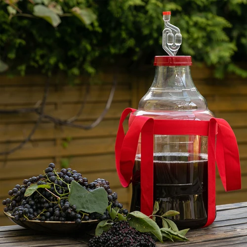 Lätt, okrossbart vinkärl med bärremmar, 15 L - 8