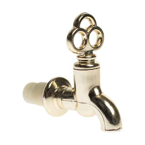 Liten plastkran för dekorativt glas