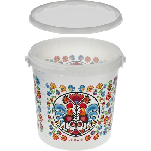 Livsmedelshink GWIOZDA - med lock, 10 L - 5