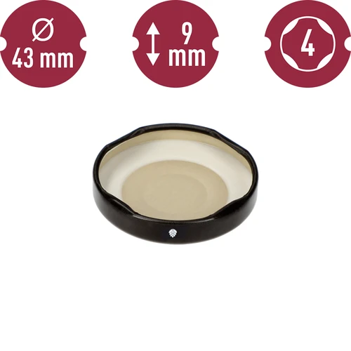 Lock fi 43/4 svart - 10st - 6