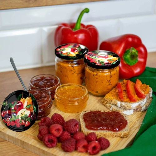 Lock fi 66/4 frukter på svart bakgrund - 10 st. - 6