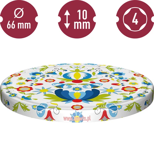 Lock fi 66 kasjubisk - 10 st. - 3