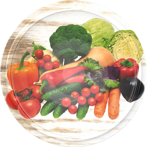 Lock fi 82/6 grönsaker på vit bakgrund - 10 st.