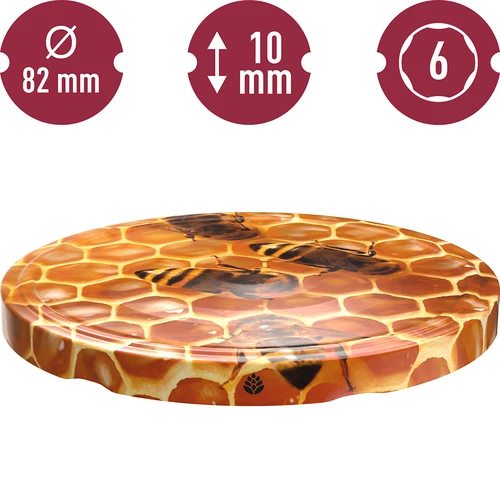 Lock fi 82/6 honung - 10 st. - 4