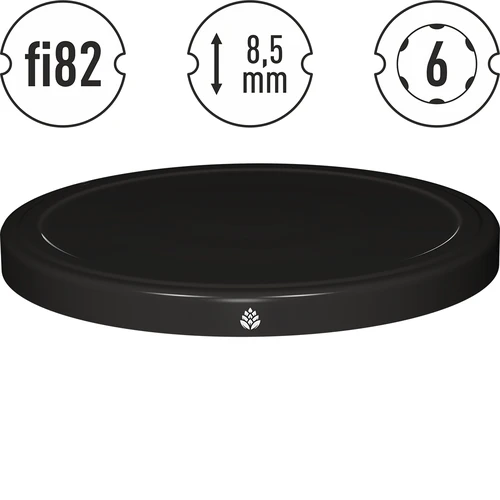 Lock fi 82/6 svart - 10 st. - 4