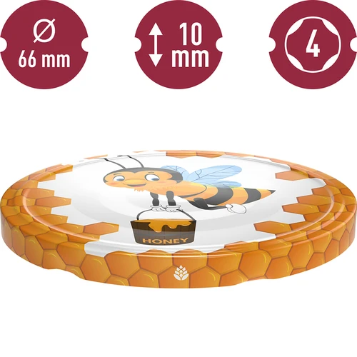 Lock fi66 honung "Gucio" - 10 st. - 3