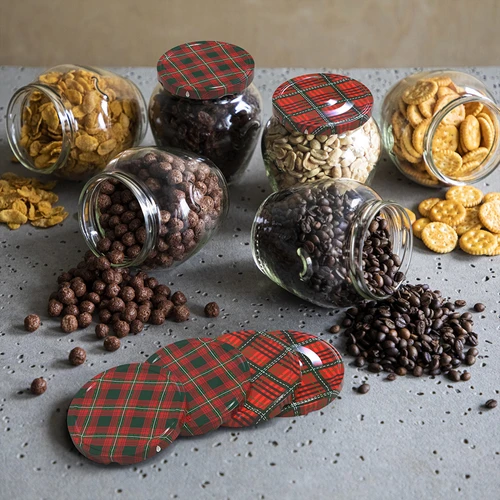 Lock fi82/6 skotskt rutmönster mix, 10 st. - 9