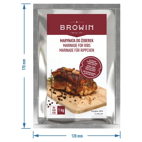 Marinad för revbensspjäll - blandning av örter och kryddor, 35 g - 3