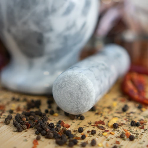 Marmormortel för köket, grå, fi 10,5 cm - 12