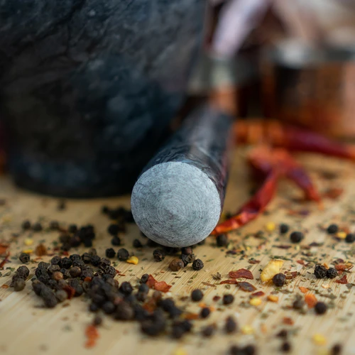 Marmormortel för köket, svart, fi 10,5 cm - 12