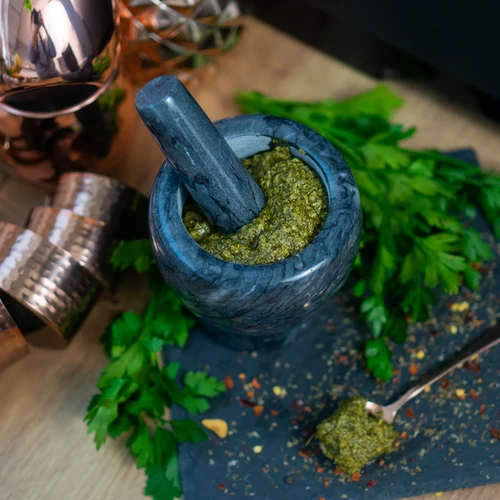 Marmormortel för köket, svart, fi 10,5 cm - 14