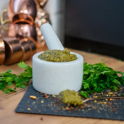 Marmormortel för köket, vit, fi 10 cm - 14