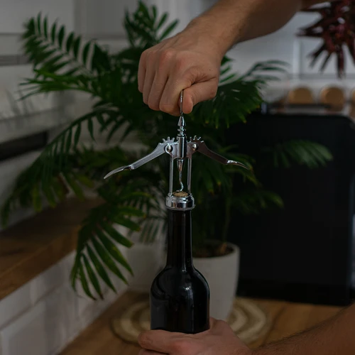 Metallkorkskruv - traditionell - silver - 4