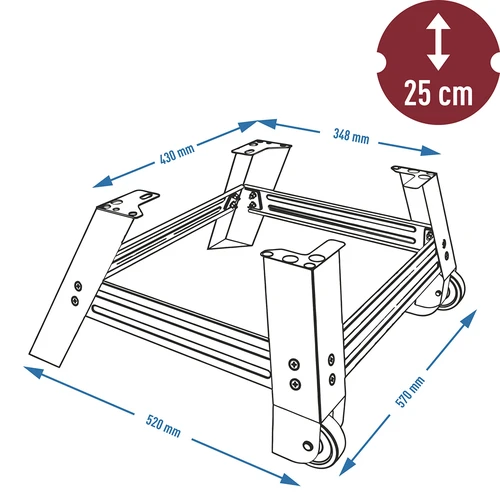 Mobil Bas för rökugn dragON 330275 - 6