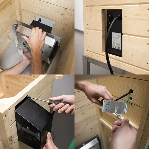 Modulkit med Wi‑Fi‑kontroller – dragON IQ 2,7 kW, för trädgårdsrökskåp - 7