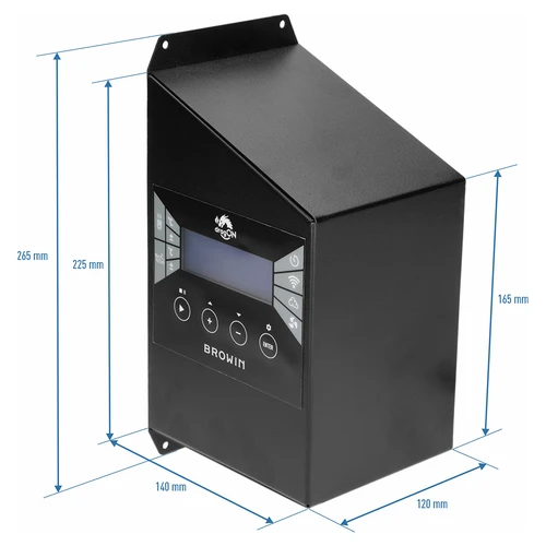 Modulkit med Wi‑Fi‑kontroller – dragON IQ 2,7 kW, för trädgårdsrökskåp - 4