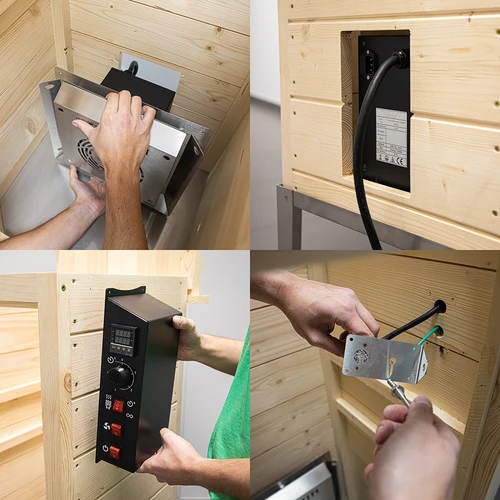 Modulset med digital termostat - dragON 2,7 kW, för trädgårdsrökugnar - 5