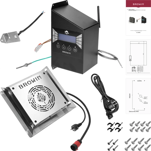 Modulset med Wi-Fi-kontroller - dragON IQ 2,7 kW, för trädgårdsrökugnar - 2