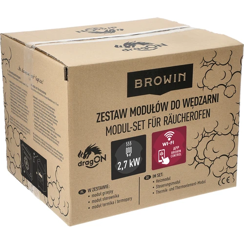 Modulset med Wi-Fi-kontroller - dragON IQ 2,7 kW, för trädgårdsrökugnar - 11
