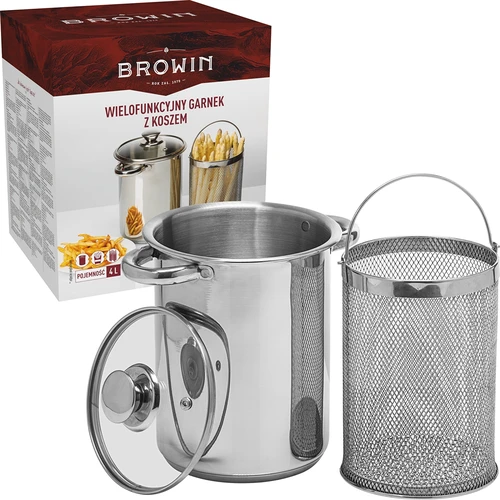 Multifunktionell gryta med korg - 4