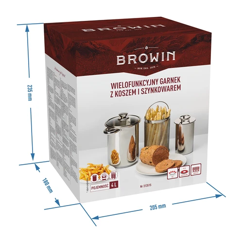 Multifunktionell gryta med korg och skinkkokare - 11