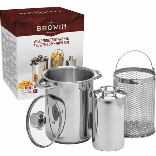 Multifunktionell gryta med korg och skinkkokare - 8