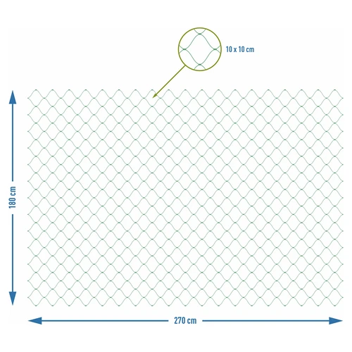 Nät för klätterväxter, 1,8 x 2,7m - 4