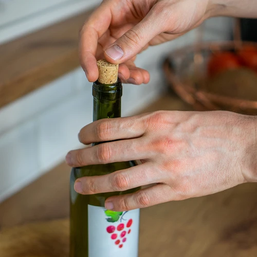 Naturlig konisk kork fi16/21mm - agglomererad - 100st. - 6