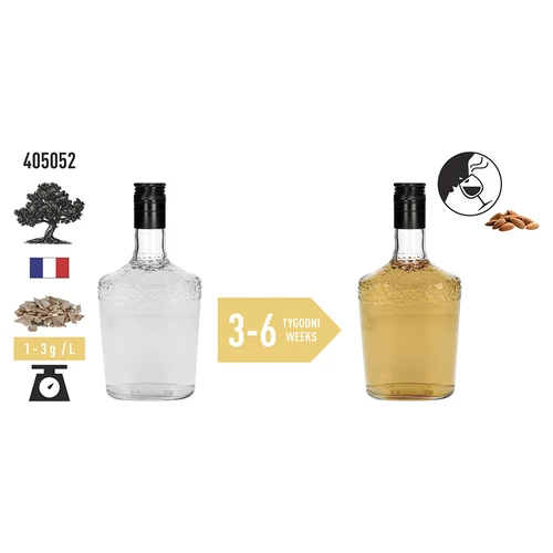 Naturliga ekflingor för aromatisering av alkohol (whisky, vitt vin), 50 g - 6