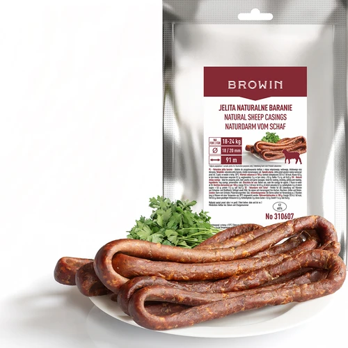 Naturliga fårtarmar kal. 18/20 mm, 91 m - 2