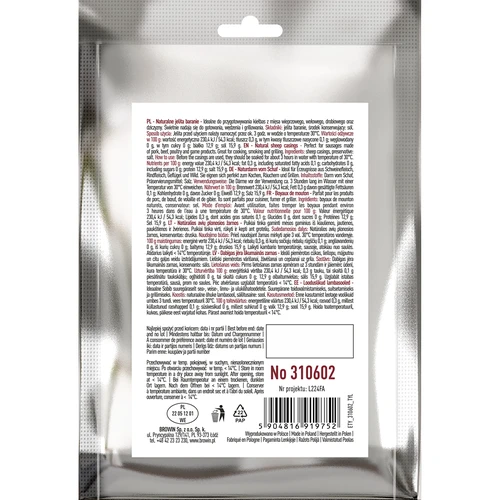 Naturliga fårtarmar - kaliber 18/20mm, 15m - 2