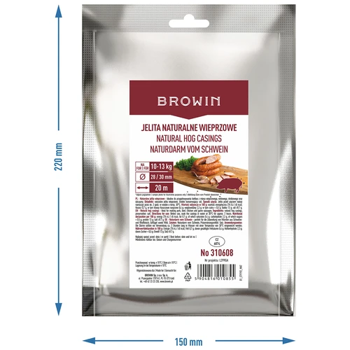 Naturliga gristarmar kal. 28/30 mm, 20 m - 4