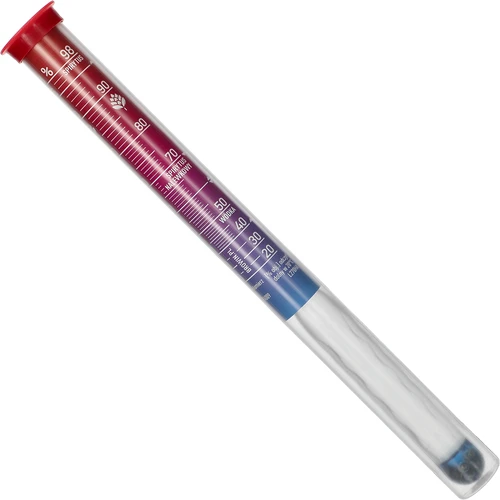 Okrossbar alkoholmätare med provrör, mätområde 20–98 % - 3