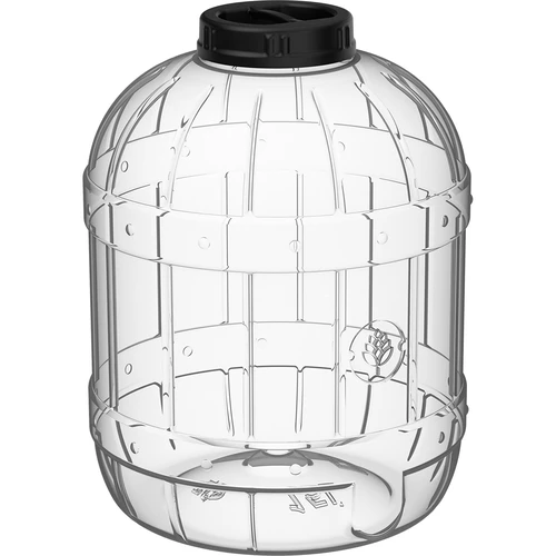 Okrossbar, multifunktionell burk med svart lock, 15L - 2