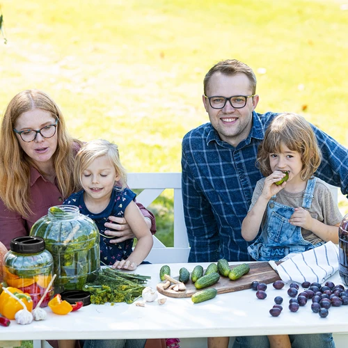 Okrossbar, multifunktionell burk med svart lock, 15L - 8